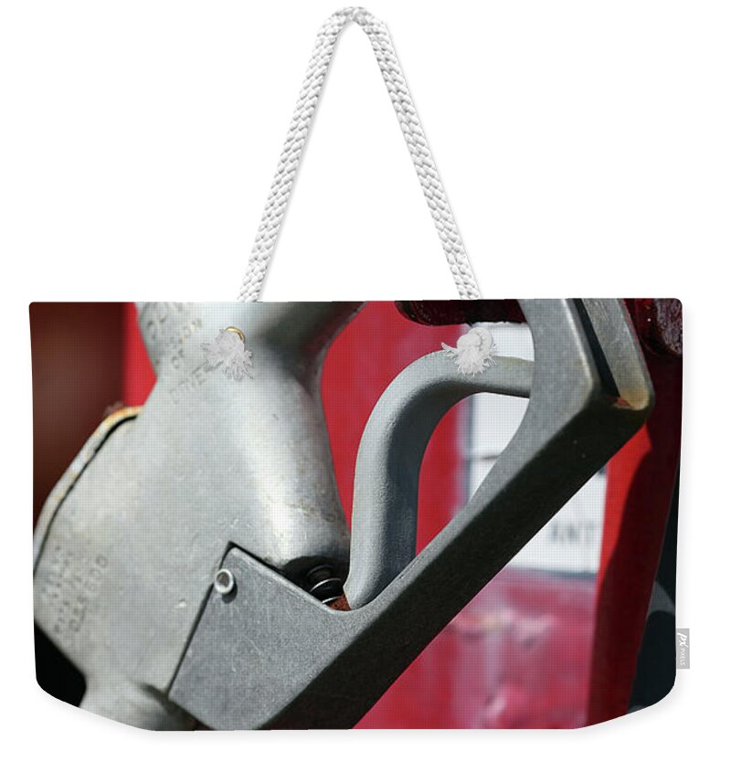  Weekender Tote Bag featuring the photograph Pump Handle by Mark Alesse