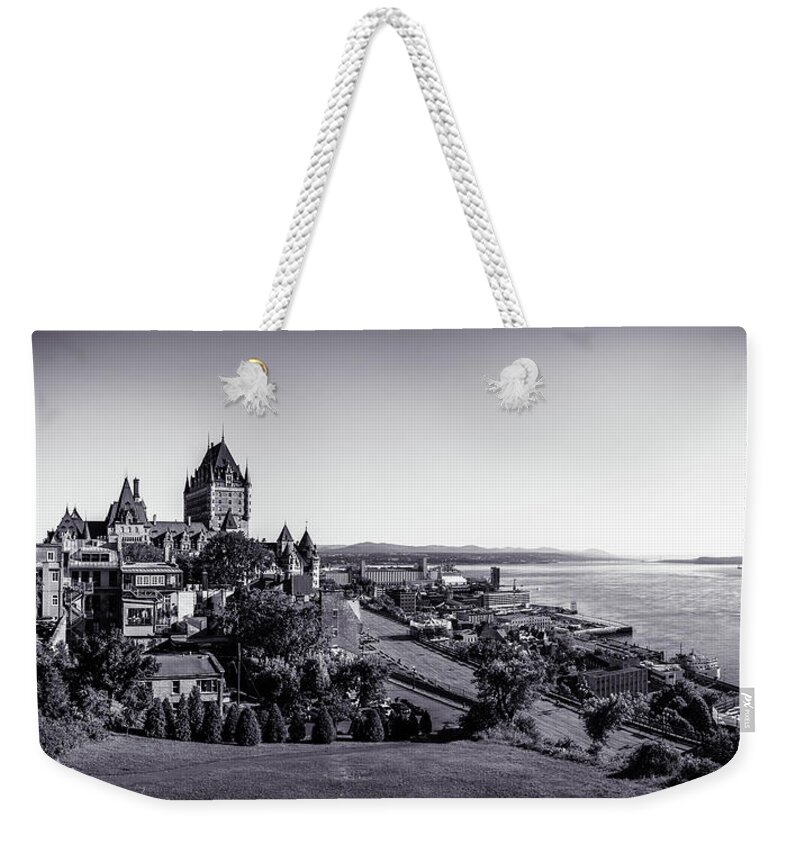 19th Century Weekender Tote Bag featuring the photograph Quebec City by Chris Bordeleau