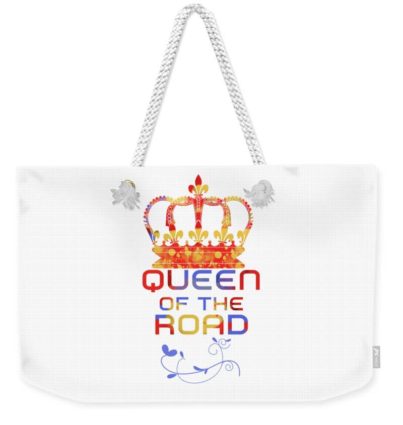 Graphic Weekender Tote Bag featuring the photograph Queen Of The Road by Pedro Cardona Llambias