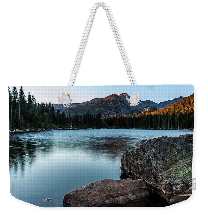 Landscape Weekender Tote Bag featuring the photograph Quiet Morning by Steven Reed