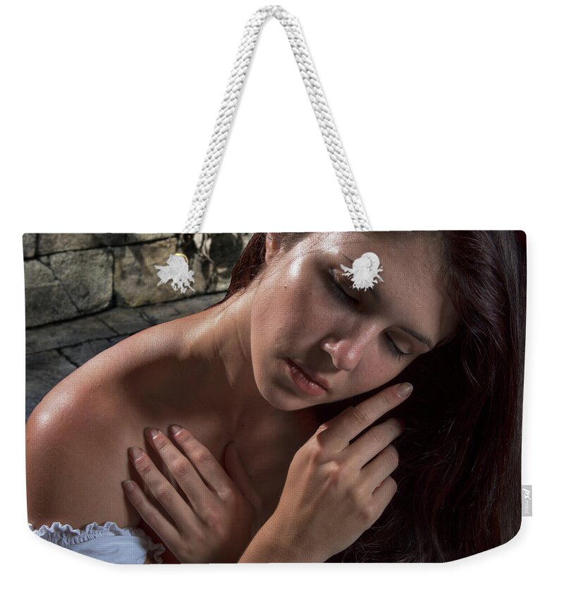 Female Weekender Tote Bag featuring the photograph Quiet Time by Robert Och
