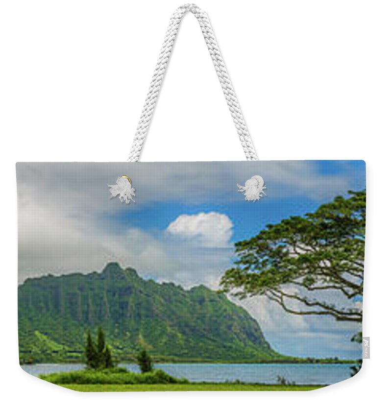 Bay Weekender Tote Bag featuring the photograph Quintessential Hawaii 2 by Leigh Anne Meeks