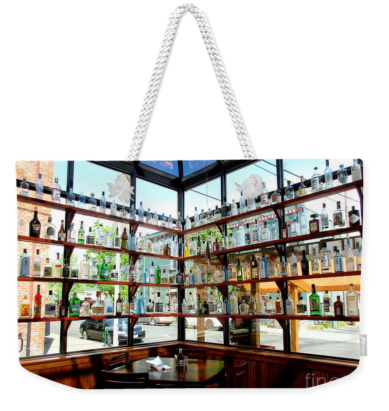 Rack Weekender Tote Bag featuring the photograph Rack em up by Marie Neder