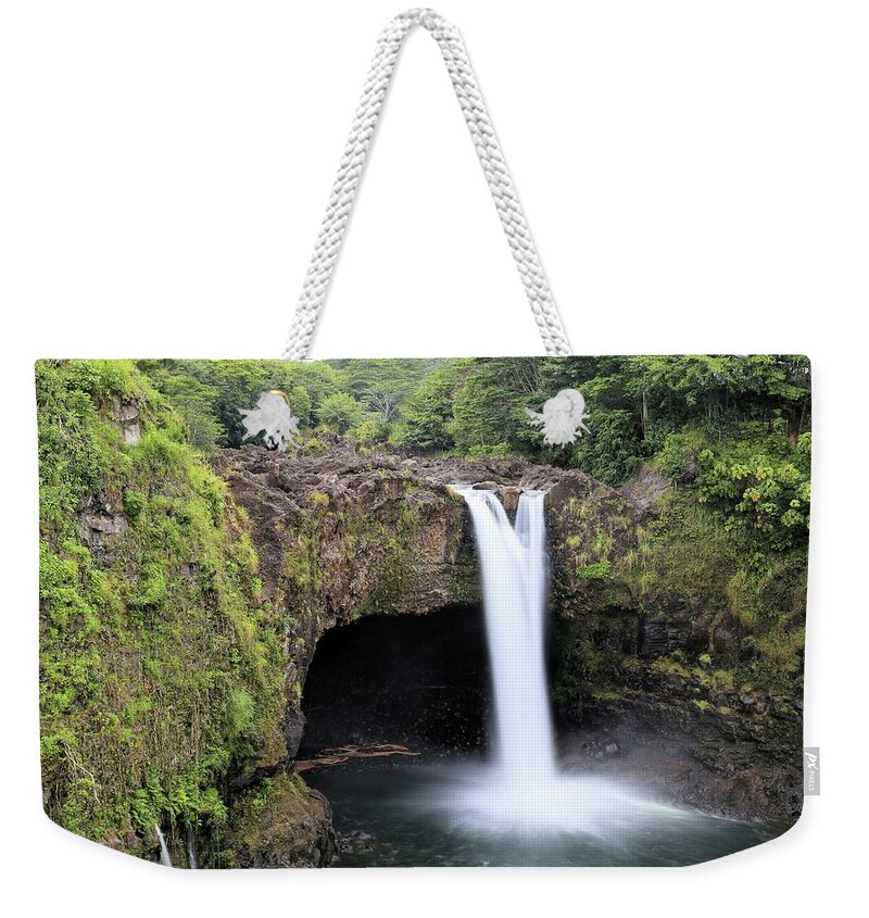 Photosbymch Weekender Tote Bag featuring the photograph Rainbow Falls by M C Hood