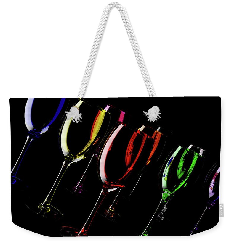 3d Weekender Tote Bag featuring the digital art Rainbow by Williem McWhorter