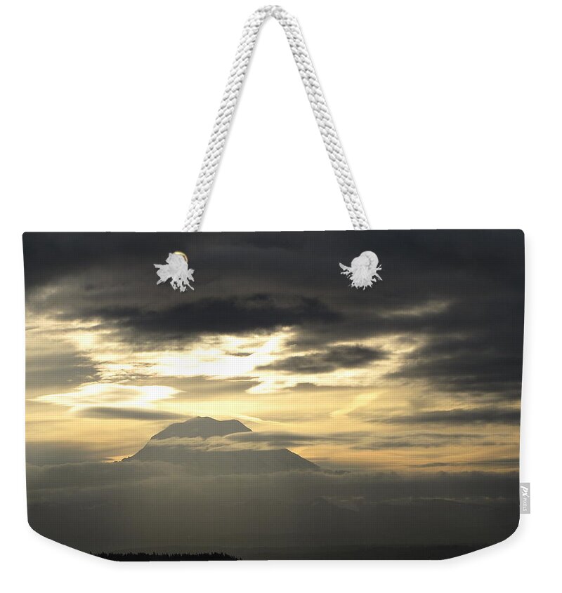 Mount Rainier Weekender Tote Bag featuring the photograph Rainier 4 by Sean Griffin
