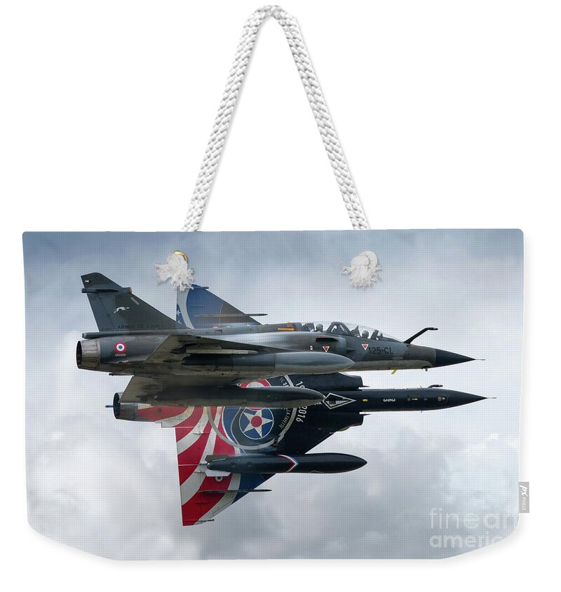 Ramex Delta Weekender Tote Bag featuring the digital art Ramex Farewell by Airpower Art