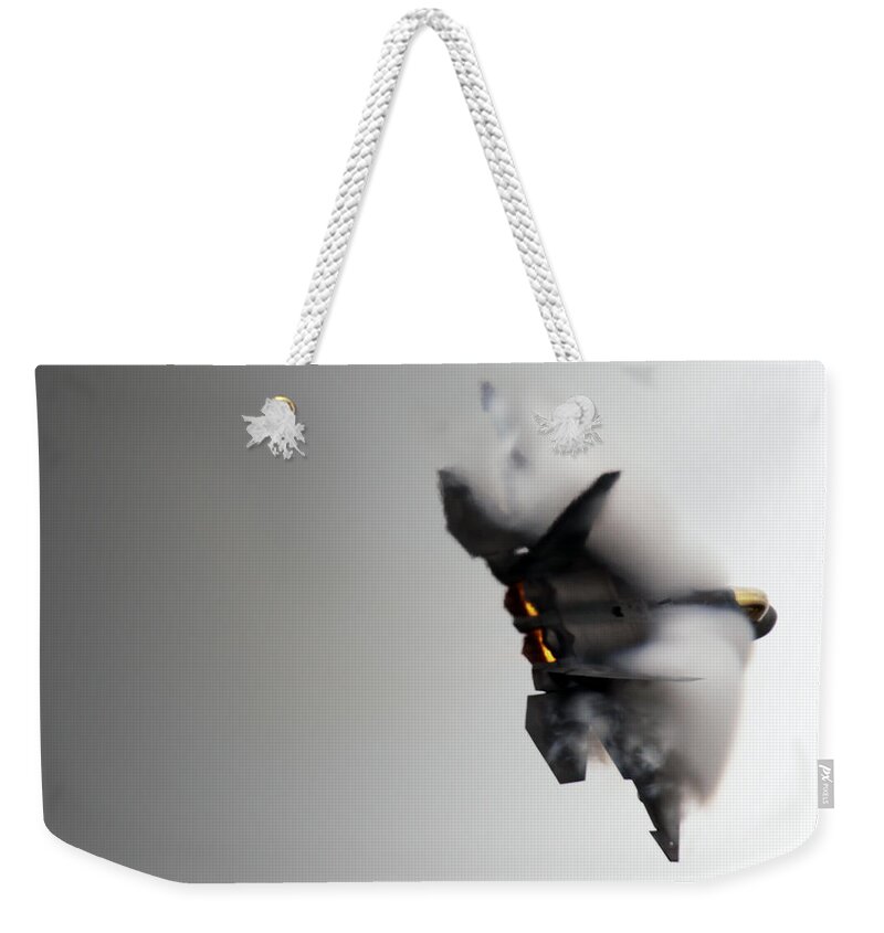 F-22 Weekender Tote Bag featuring the photograph Raptor by Ang El