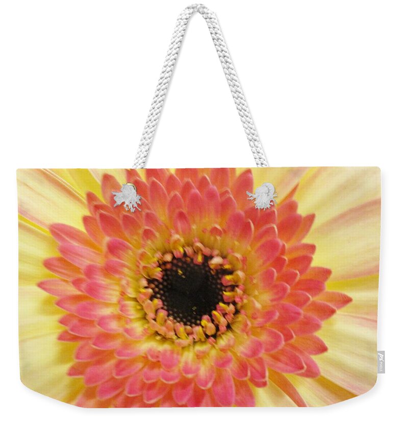 Pink Weekender Tote Bag featuring the photograph Illusory by Rosita Larsson