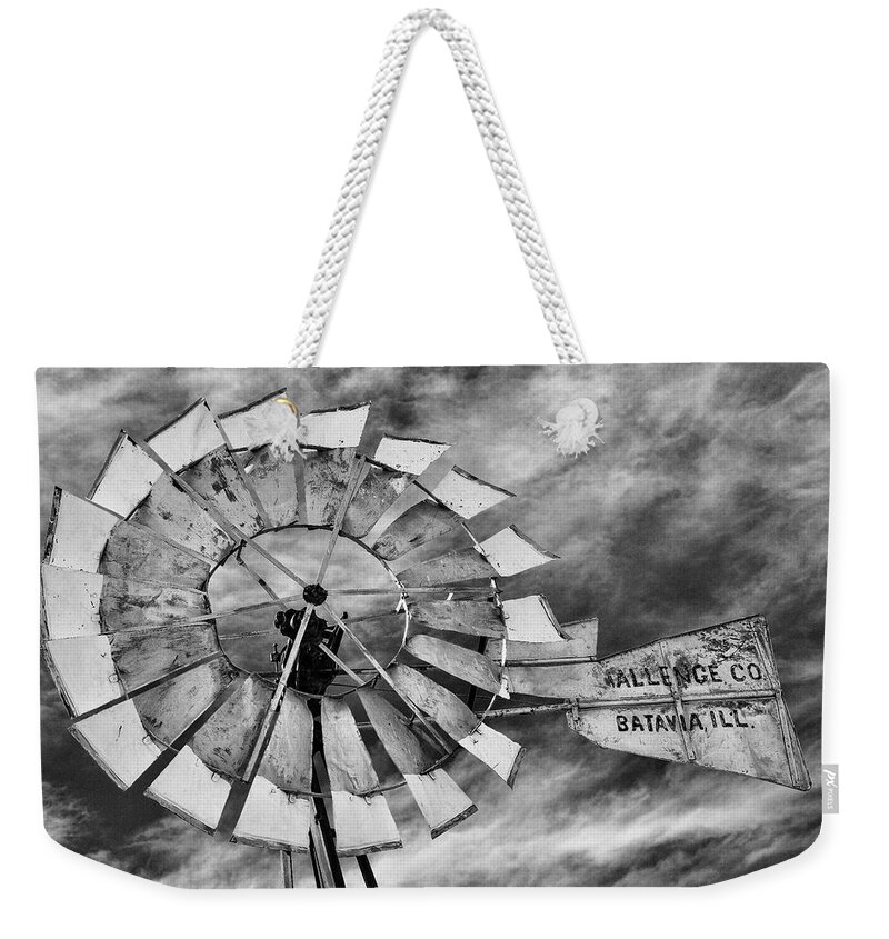 Windmill Weekender Tote Bag featuring the photograph Ready for Wind - #1 by Stephen Stookey