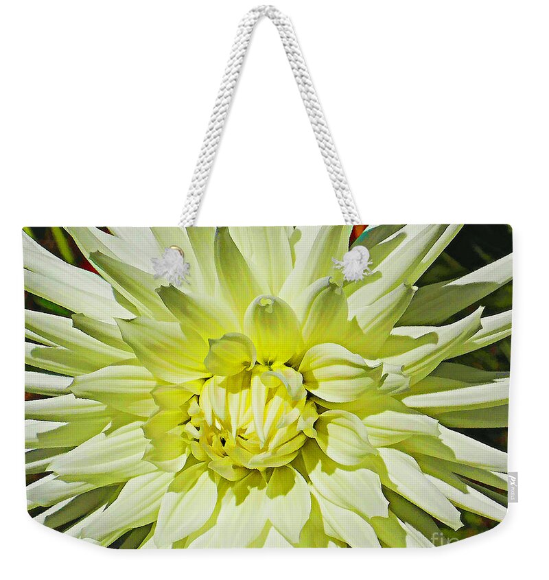 Flower Weekender Tote Bag featuring the photograph Rebirth Revisited by Joyce Creswell