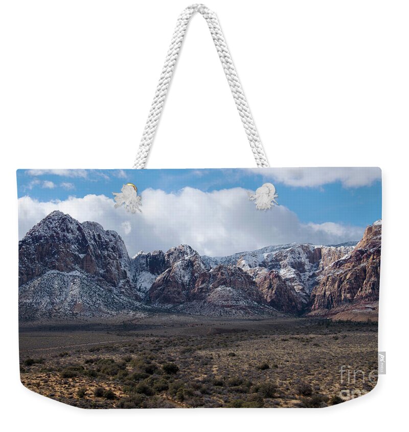 Horizontal Weekender Tote Bag featuring the photograph Red Rock Canyon, Nevada #1 by Patrick McGill