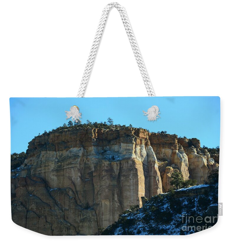 Southwest Landscape Weekender Tote Bag featuring the photograph Red Velvet by Robert WK Clark