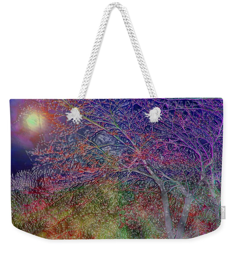 Redbud Weekender Tote Bag featuring the photograph Redbud's by Terry Anderson
