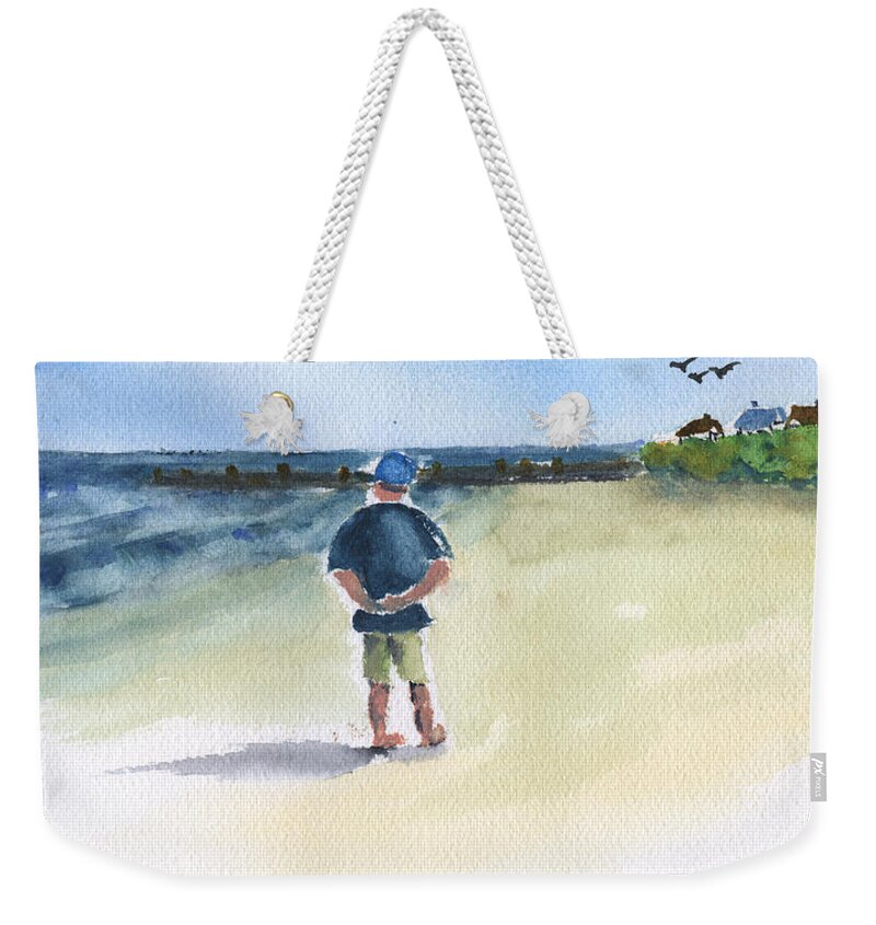 Reflection On A Sunny Day Weekender Tote Bag featuring the painting Reflection On A Sunny Day by Frank Bright