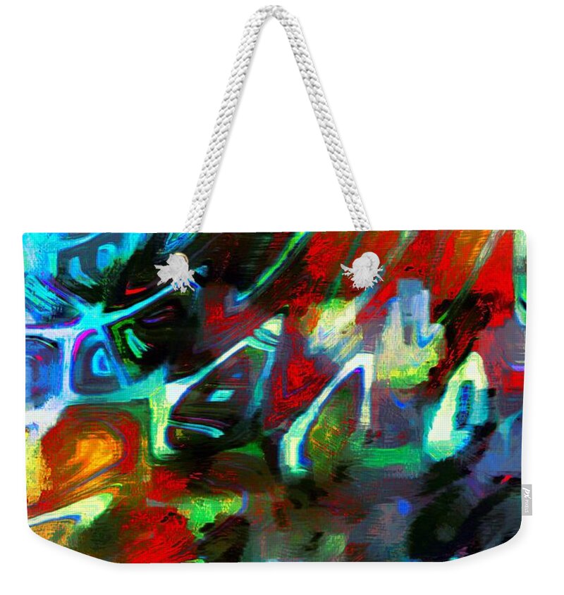 Digital Art Weekender Tote Bag featuring the digital art Reflections by Amanda Moore