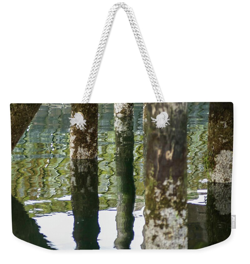 Reflections Weekender Tote Bag featuring the photograph Reflections by Barry Weiss