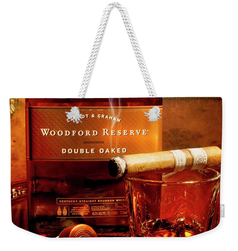Woodford Reserve Weekender Tote Bag featuring the photograph Relaxing by Jon Neidert