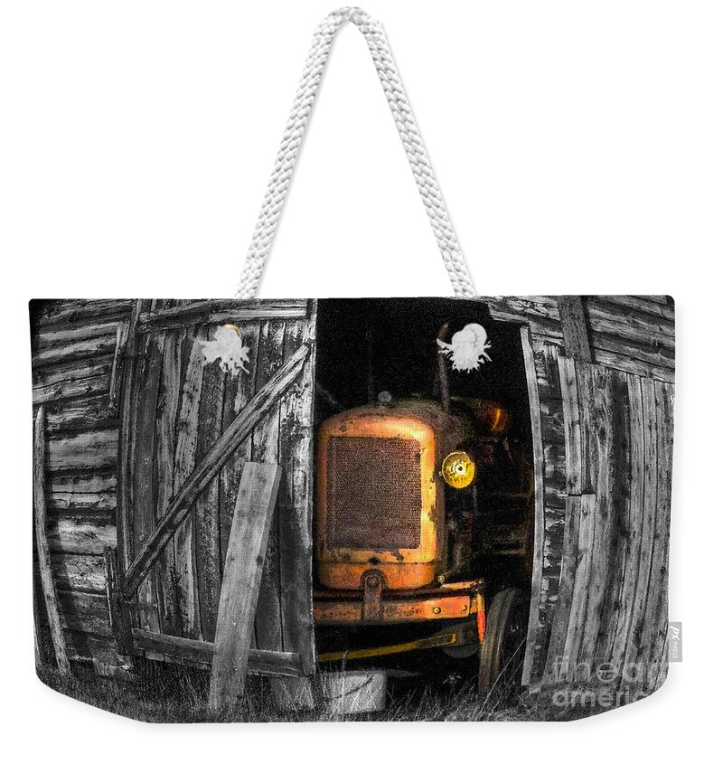Vehicle Weekender Tote Bag featuring the photograph Relic From Past Times by Heiko Koehrer-Wagner