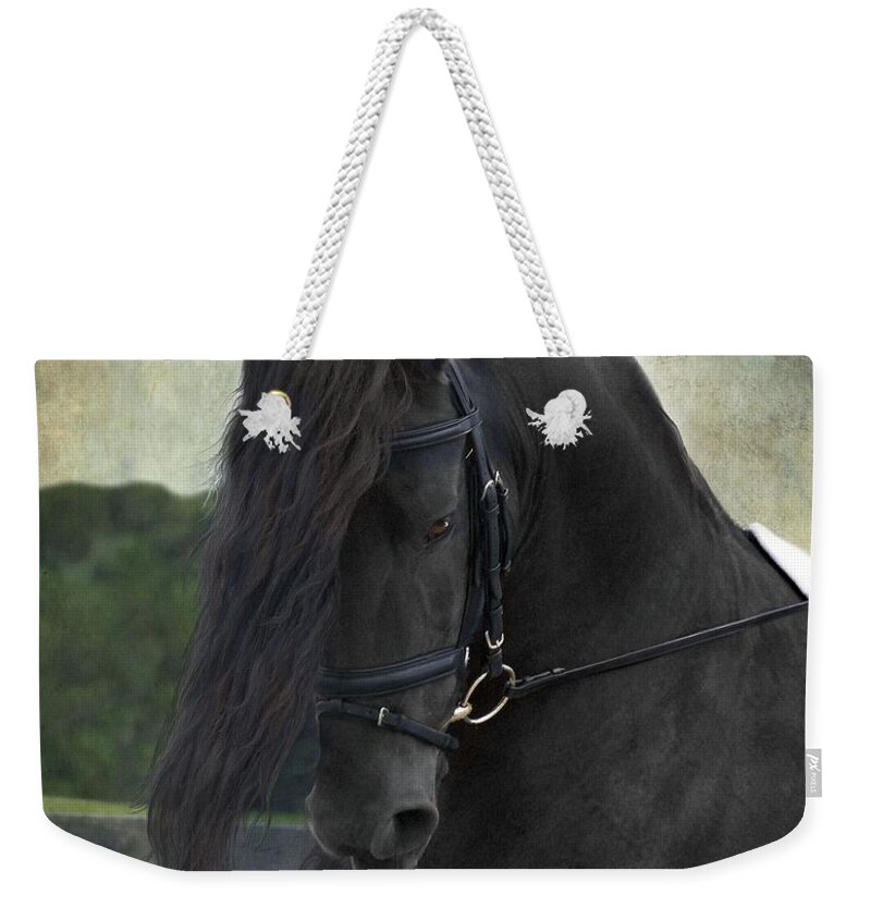 Horses Weekender Tote Bag featuring the photograph Remme by Fran J Scott