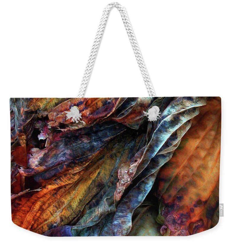 Decay Weekender Tote Bag featuring the photograph Remnants by Jessica Jenney