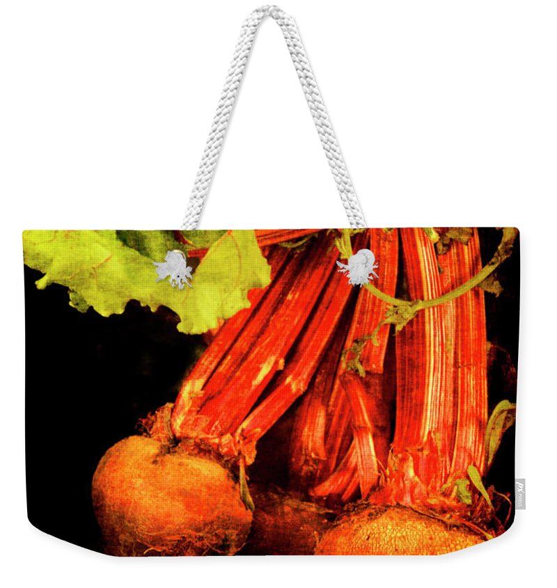 Renaissance Weekender Tote Bag featuring the photograph Renaissance Beetroot by Jennifer Wright