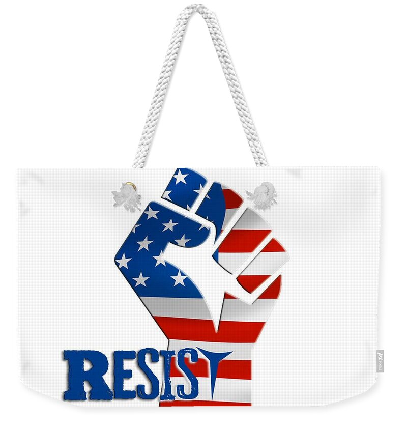 Resist Weekender Tote Bag featuring the photograph Resist by Tania Oliver