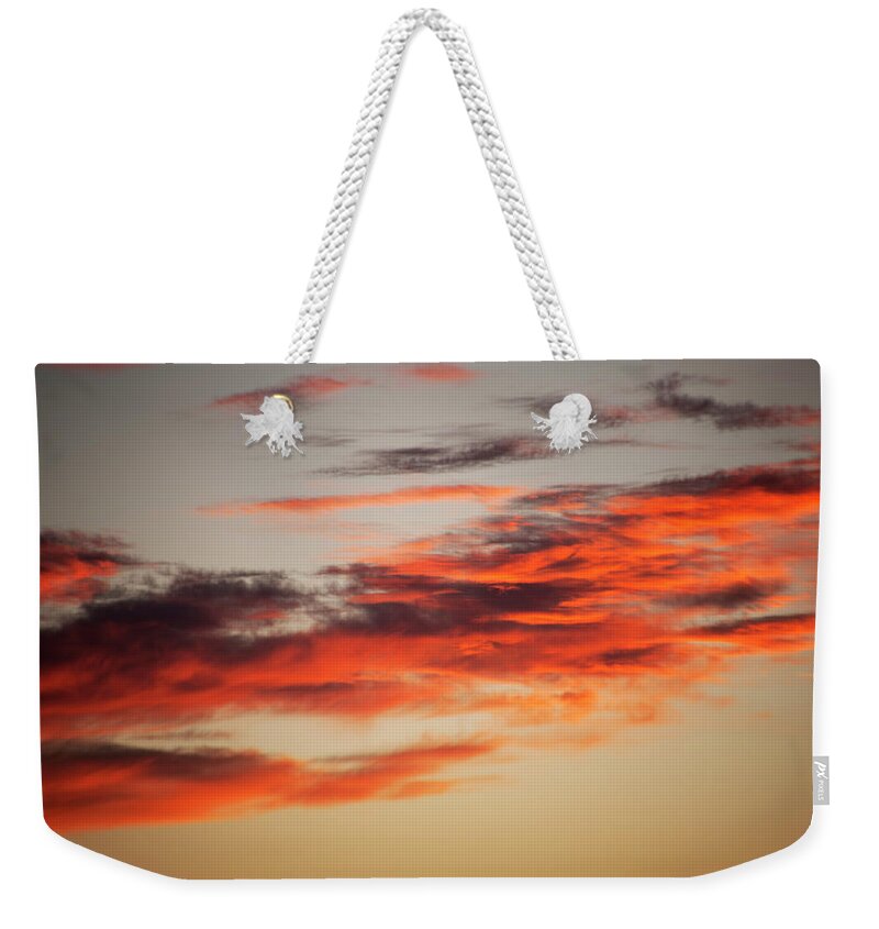 Lauderdale By The Sea Sunrise December 2011 Weekender Tote Bag featuring the photograph Resonance by Adele Aron Greenspun