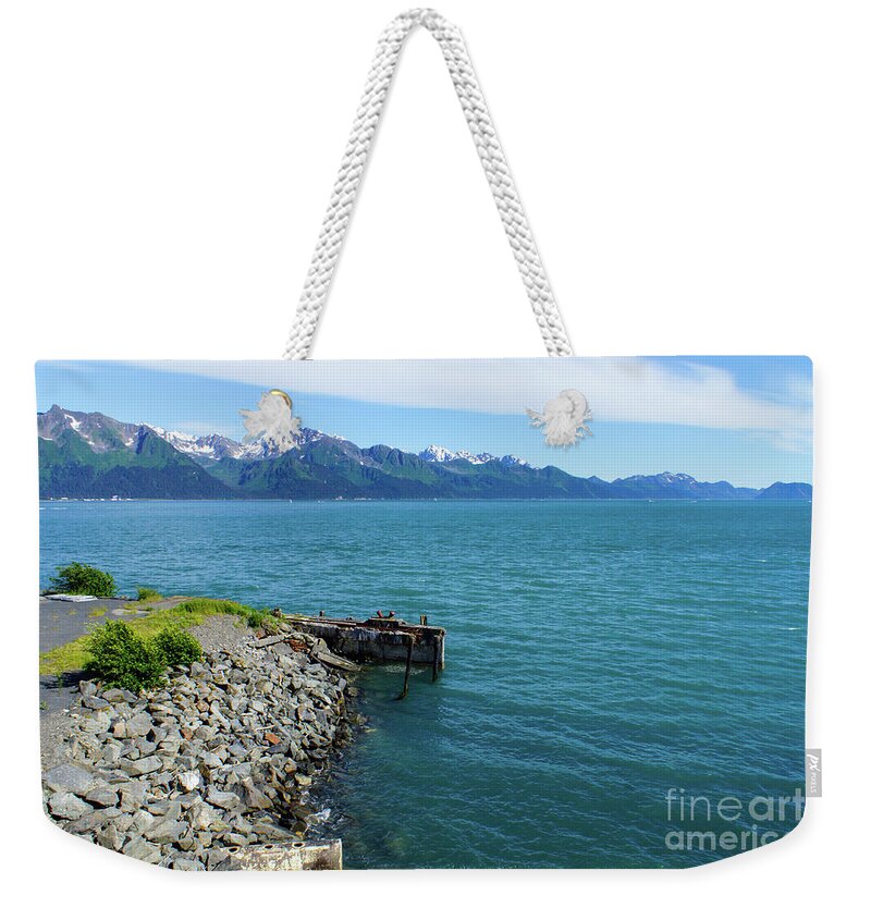 Alaska Weekender Tote Bag featuring the photograph Resurrection Bay by Jennifer White