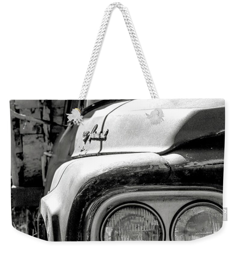 Antique Automobile Weekender Tote Bag featuring the photograph Retirement by Holly Ross
