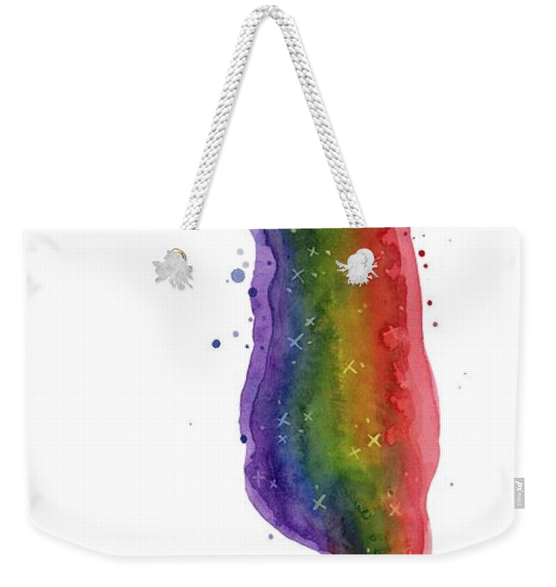 Rex Weekender Tote Bag featuring the painting Rex by Kelly King