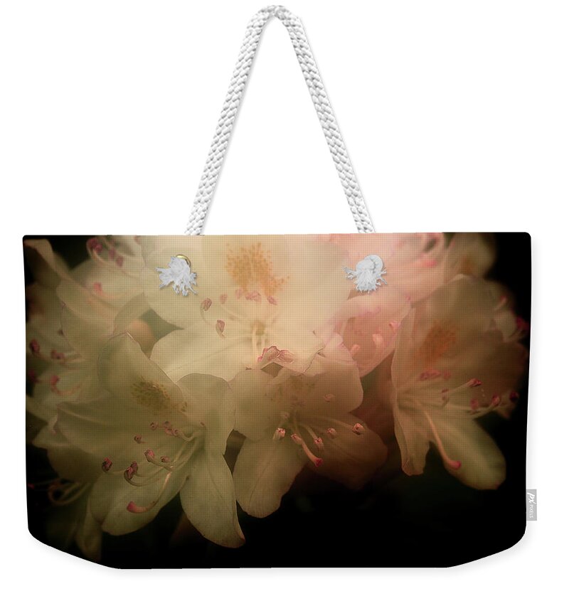 Fresh Rhododendron Weekender Tote Bag featuring the photograph Rhododendron 3 by Mike Eingle