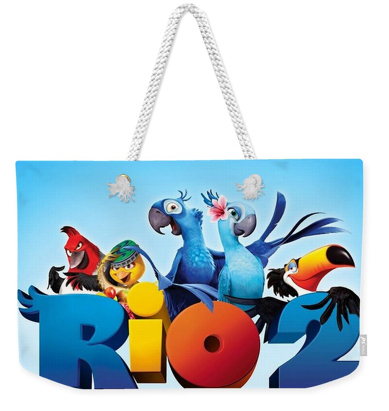 Rio 2 Weekender Tote Bag featuring the digital art Rio 2 by Maye Loeser