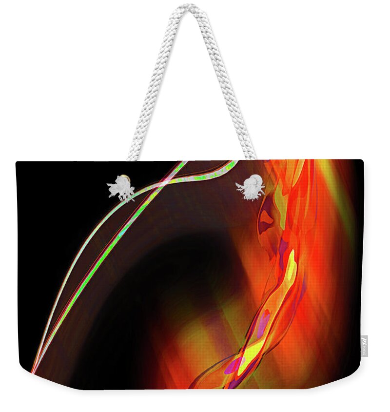 Abstract Weekender Tote Bag featuring the photograph Rise Up by Robert Mitchell