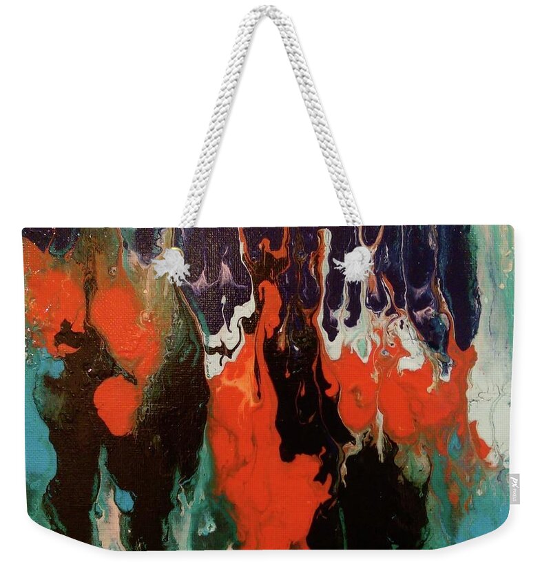  Weekender Tote Bag featuring the painting Ritual by Todd Hoover