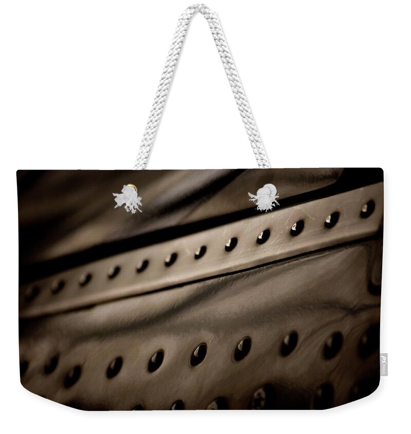 Metal Weekender Tote Bag featuring the photograph Rivets by Paul Job