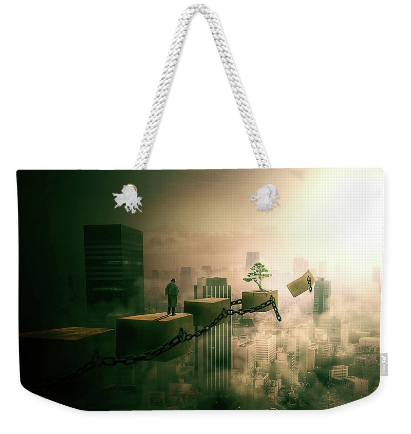 Nature Weekender Tote Bag featuring the digital art Road to recovery by Nathan Wright