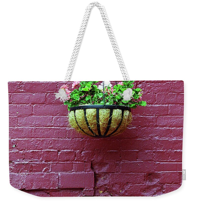 America Weekender Tote Bag featuring the photograph Rochester, New York - Purple Wall by Frank Romeo