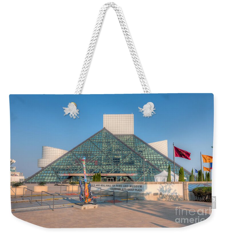Clarence Holmes Weekender Tote Bag featuring the photograph Rock and Roll Hall of Fame I by Clarence Holmes