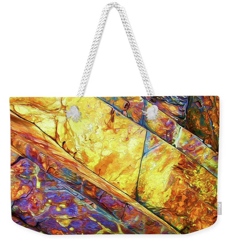 Nature Weekender Tote Bag featuring the photograph Rock Art 23 by ABeautifulSky Photography by Bill Caldwell