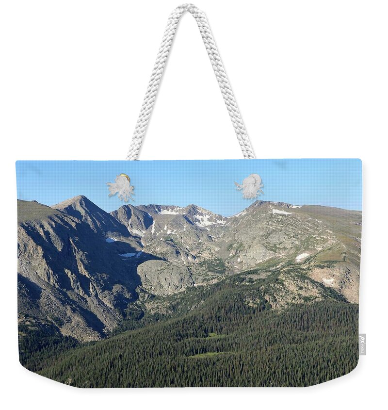 Rock Cut Weekender Tote Bag featuring the photograph Rock Cut - Rocky Mountain National Park by Pamela Critchlow