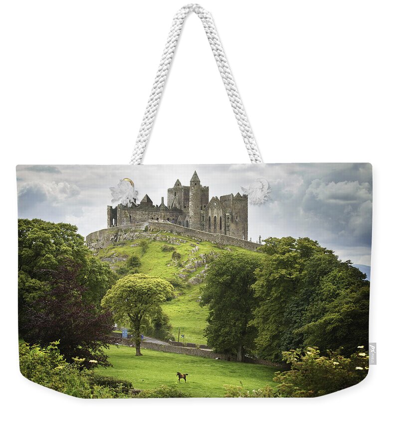 Blue Sky Weekender Tote Bag featuring the photograph Rock Of Cashel Cashel County Tipperary by Patrick Swan