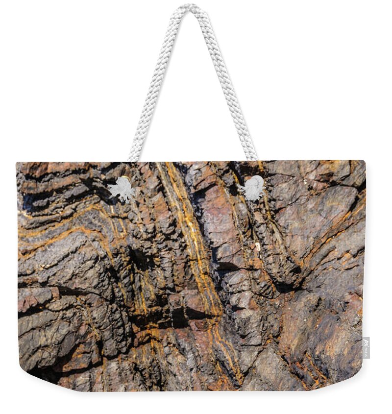 Rock Weekender Tote Bag featuring the photograph Rock Outcrop BB3 by Werner Padarin