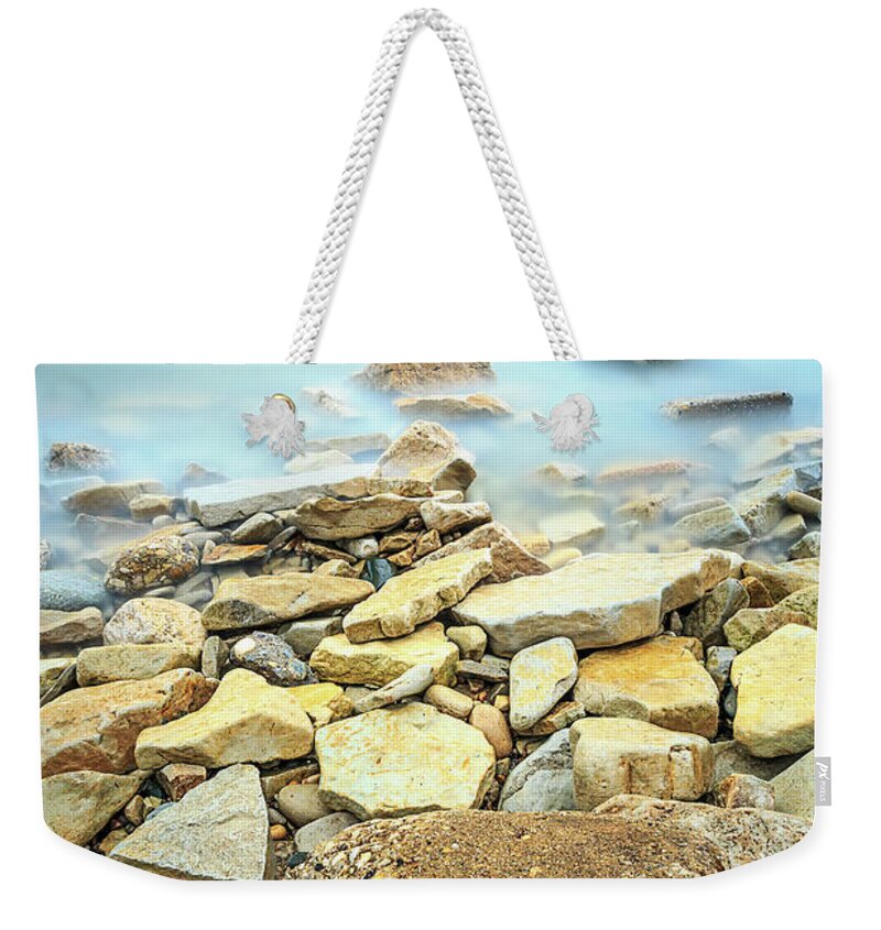 Andrew Slater Photography Weekender Tote Bag featuring the photograph Rocky Start by Andrew Slater