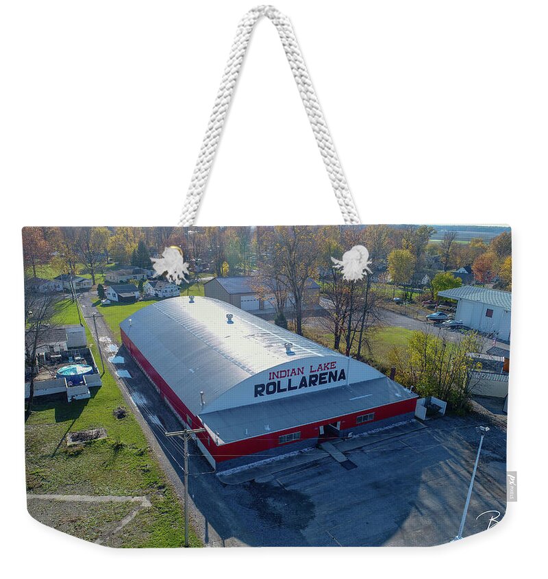  Weekender Tote Bag featuring the photograph Rollarena by Brian Jones