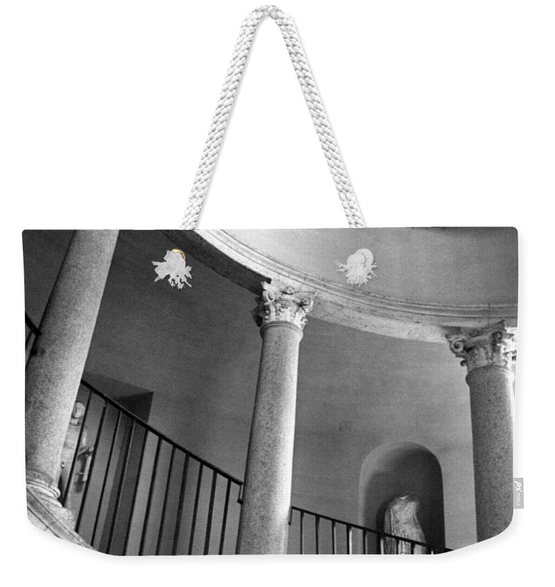 Italy Weekender Tote Bag featuring the photograph Roman Staircase by Donna Corless