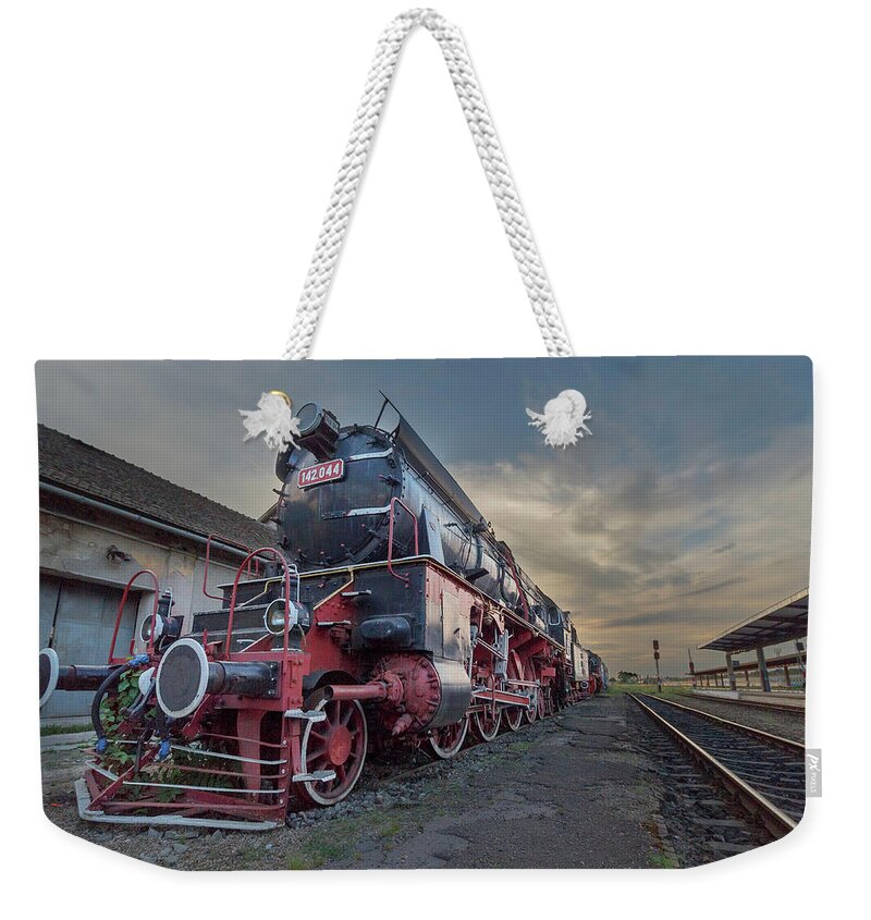 Romania Weekender Tote Bag featuring the photograph No More Steam by Rick Deacon
