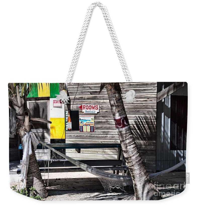 Abandoned Weekender Tote Bag featuring the photograph Rooms Available by Lawrence Burry