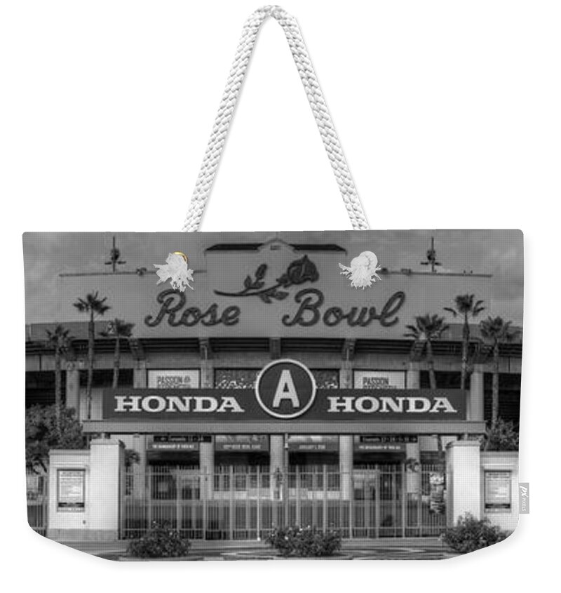 Rose Bowl Weekender Tote Bag featuring the photograph Rose Bowl by Richard J Cassato