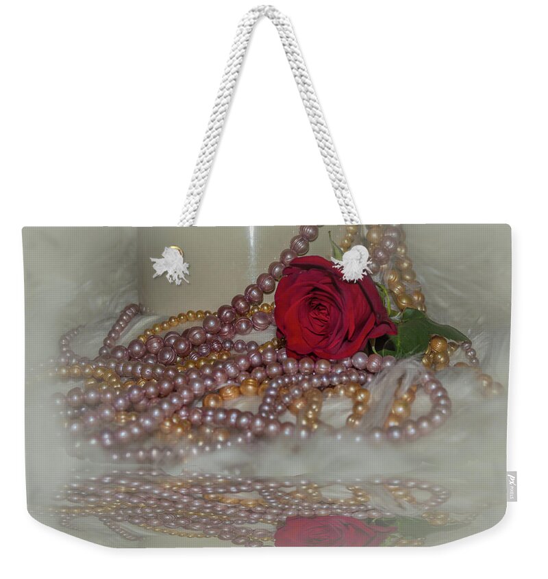 Rose Weekender Tote Bag featuring the photograph Rose by Leticia Latocki